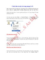 Bài soạn Chia sẽ máy in trong mạng LAN