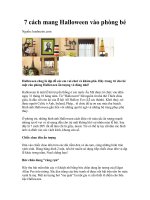 Tài liệu 7 cách mang Halloween vào phòng bé docx