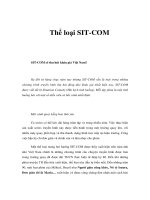 Tài liệu Thể loại SIT-COM ppt