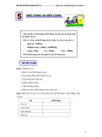 Tài liệu Khối lượng và đo khối lượng pptx