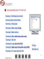 Tài liệu Kỹ thuật điện tử - Kỹ thuật số - Hệ thống số và mã số doc