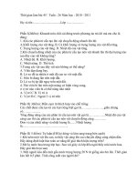 Bài soạn KT Vật lý 8 (PhươngThuỳ)