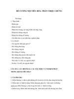 Tài liệu ĐỀ CƯƠNG NỘI TIÊU HÓA- PHẦN TRIỆU CHỨNG pptx
