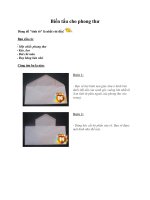 Tài liệu Biến tấu cho phong thư pptx