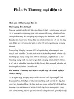 Tài liệu Phần 9: Thương mại điện tử pptx