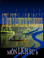 Gián án Bài 27 Khỏ­i nghĩa Yên Thế và phong trào chống Pháp của đồng bào miền núi cuối TK XIX