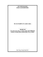 Module điều khiển thiết bị điện từ xa thông qua mạng điện thoại di động 