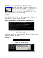 Tài liệu Cài đặt máy chủ ảo trên Windows 2008 Server Core doc