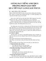 Gián án Kinh nghiệm giảng dạy các loại kiểu bài trong T.A(T.Luỹ-T1/2011)