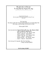 Xây dựng và phát triển văn hoá doanh nghiệp cho các doanh nghiệp việt nam trong xu thế hội nhập vào nền kinh tế tri thức 