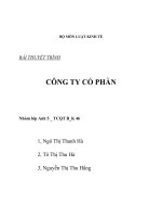 Tài liệu BÀI THUYẾT TRÌNH 