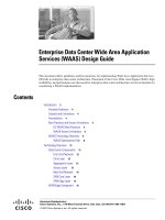Tài liệu Enterprise Data Center Wide Area Application Services (WAAS) Design Guide pptx