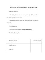 Tài liệu Kể chuyện - KỂ CHUYỆN ĐÃ NGHE, ĐÃ HỌC doc