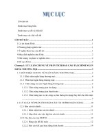 Đề tài phân tích báo cáo tài chính tại ngân hàng thương mại cổ phần đại á 