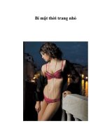 Tài liệu Bí mật thời trang nhỏ docx
