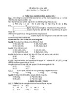 Bài soạn Hóa học 8 kì 2