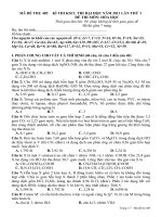 Tài liệu de thi thu hay lam