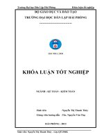 Hoàn thiện tổ chức công tác kế toán chi phí sản xuất và tính giá thành sản phẩm tại công ty TNHH an pha 