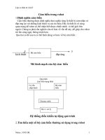 Tài liệu Cam bien trong robot (sensor Robot) pdf