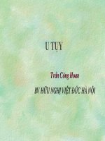 Tài liệu Bài giảng: U TỤY pdf