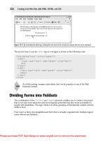 Tài liệu Creating Cool Web Sites with HTML, XHTML and CSS (2010)- P6 doc
