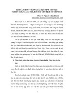 Tài liệu KHOA LỊCH SỬ, TRƯ¬ỜNG ĐẠI HỌC VINH VỚI VIỆC NGHIÊN CỨU, GIẢNG DẠY, HỌC TẬP CHỦ TỊCH HỒ CHÍ MINH. pptx