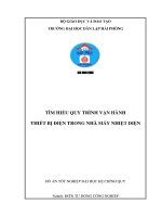 Tìm hiểu quy trình vận hành thiết bị điện trong nhà máy nhiệt điện 