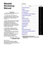 Mazda6 workshop manual EN