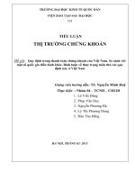 Quy định trong thanh toán chứng khoán của việt nam  so sánh với một số quốc gia điển hình khác  bình luận về thực trạng tuân thủ các quy định này ở việt nam 