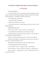 Tài liệu ÔN THI TỐT NGHIỆP CHẨN ĐOÁN LÂM SÀNG (PHẦN 4) docx