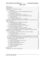 Báo cáo thực hiện thủ tục hải quan cho hàng hóa xnk nói chung và lô hàng keo và nước xử lý nhập khẩu của công ty TNHH Thành Hưng nói riêng trên cơ sở hợp đồng dịch vụ giao nhận giữa công ty TNHH Thành Hưng với công ty CP Vinaship