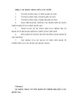 SỰ KHÁC NHAU GIỮA các nước 