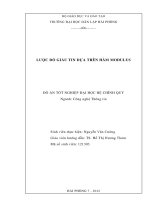 LƯỢC đồ GIẤU TIN dựa TRÊN hàm MODULUS 