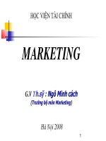 BÀI GIẢNG Marketing