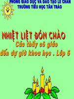 Bài soạn Su sinh san cua hoa