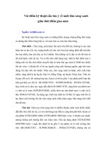 Tài liệu Vài điểm kỹ thuật cần lưu ý về nuôi tôm càng xanh giữa thời điểm giao mùa docx