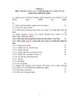 Phân tích thực trạng khả năng cạnh tranh của công ty cổ phần bảo hiểm bưu điện 