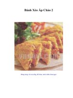 Tài liệu Bánh Xèo Áp Chảo 2 pdf