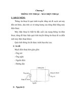 Tài liệu TỔNG QUAN MẠNG VIỂN THÔNG TỔNG ĐÀI _ ĐIỆN THOẠI, Chương 3 ppt