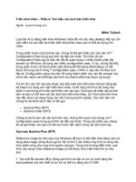 Tài liệu Triển khai Vista – Phần 4: Tìm hiểu các kịch bản triển khai doc