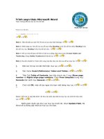 Tài liệu Trình soạn thảo Microsoft Word pdf