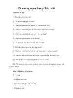 Tài liệu Đề cương ngoại bụng: Tắc ruột pptx