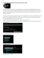 Gián án Hướng dẫn cài winXP có hình ảnh