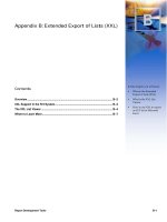 Tài liệu Appendix B: Extended Export of Lists (XXL) docx