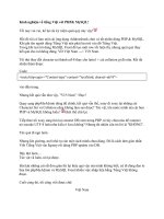 Tài liệu PHP and MySQL Discussion part2 docx