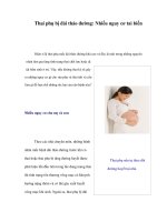 Tài liệu Thai phụ bị đái tháo đường: Nhiều nguy cơ tai biến pdf