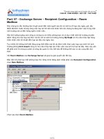 Tài liệu Part 37 - Exchange Server - Recipient Configuration - Room Mailbox ppt