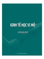 Tài liệu Kinh tế vi mô_ Bài 3 ppt