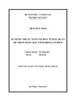 Sử dụng thuật toán nơ ron tương quan để nhận dạng đặc tính động cơ điện 