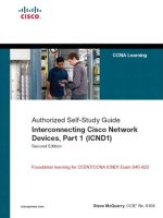 Tài liệu Interconnecting Cisco Network Devices P1 ppt